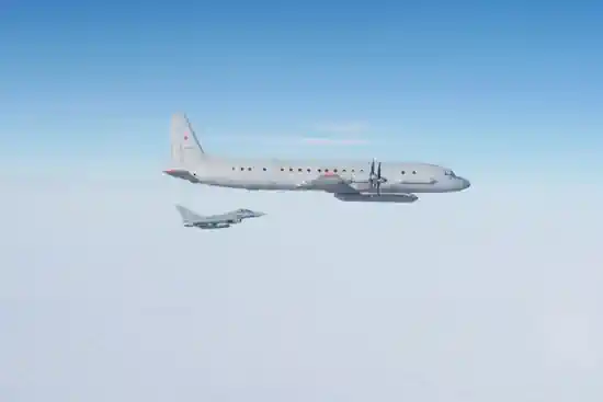 Німецькі винищувачі вперше перехопили літаки РФ біля Латвії