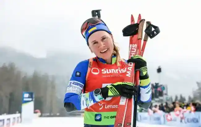 Українка Анастасія Меркушина стала чемпіонкою Європи з біатлону